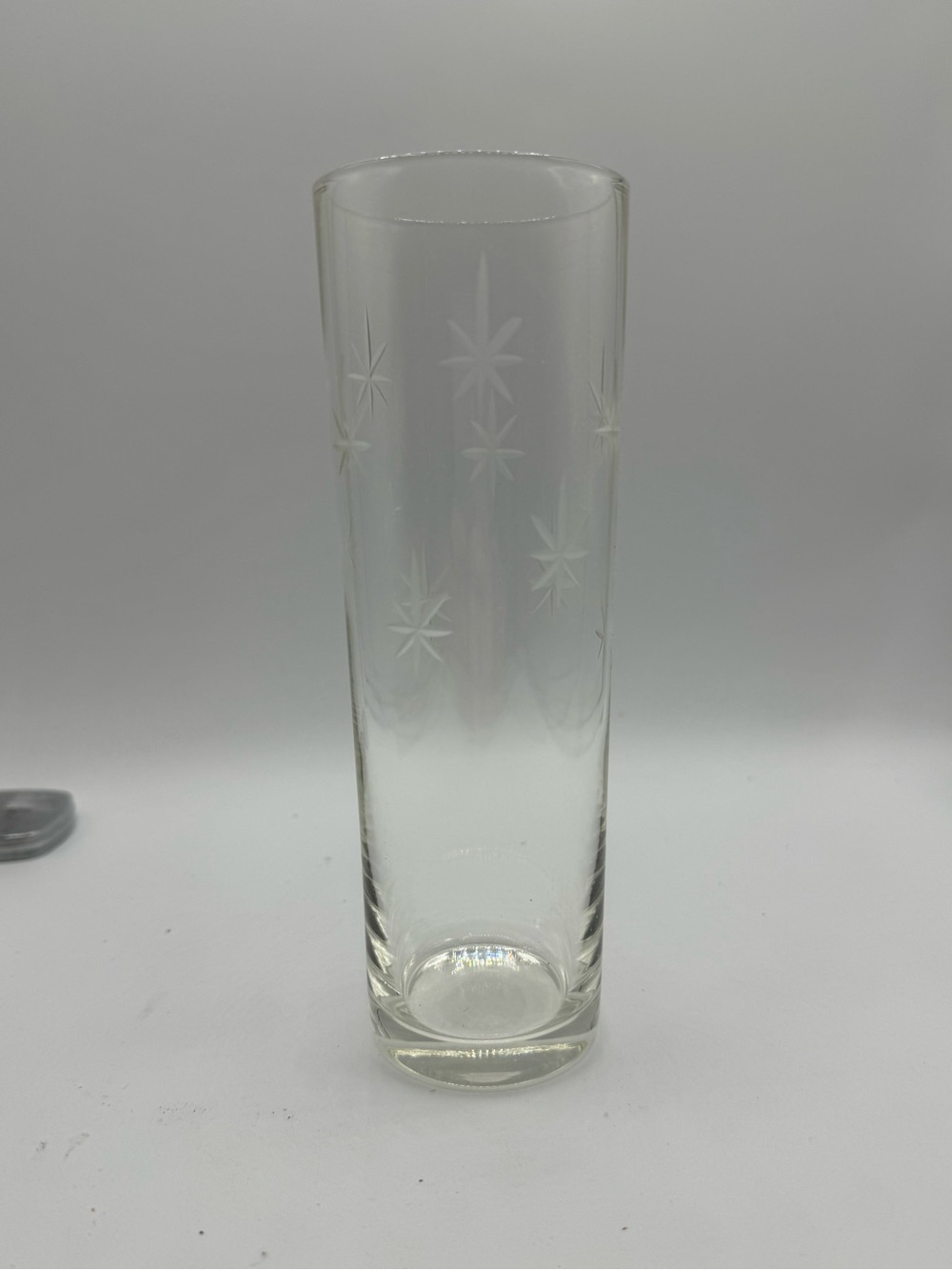 1 Atomic Starburst MCM Quartex 7" H Collins/Zombie/Ice Tea Etched Glass ONLY 1